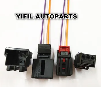 

2pcs/lot 3 Pin 3 Way LED Taillight Conversion Line Taillamp Connector Plug With Wire Cable Pigtail For VW 5K0972713 7N0972703