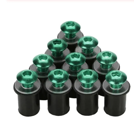 5mm motorcycle Windshield Windscreen Fastener Spike Bolts kit Screw Nuts for SUZUKI GSF600 Bandit GS1000 GS500E | Автомобили и