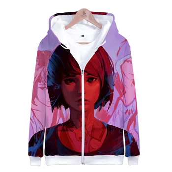 

Frdun Tommy 3D Life is Strange 2 Zipper Hoodies Sweatshirt Soft Hot Game College Style Casual Keep Warm Unisex Winter Zippers
