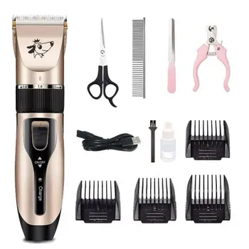 

Professional Digital Hair Trimmer Rechargeable Electric Hair Clipper Men's Cordless Haircut Adjustable Ceramic Blade Cleaning