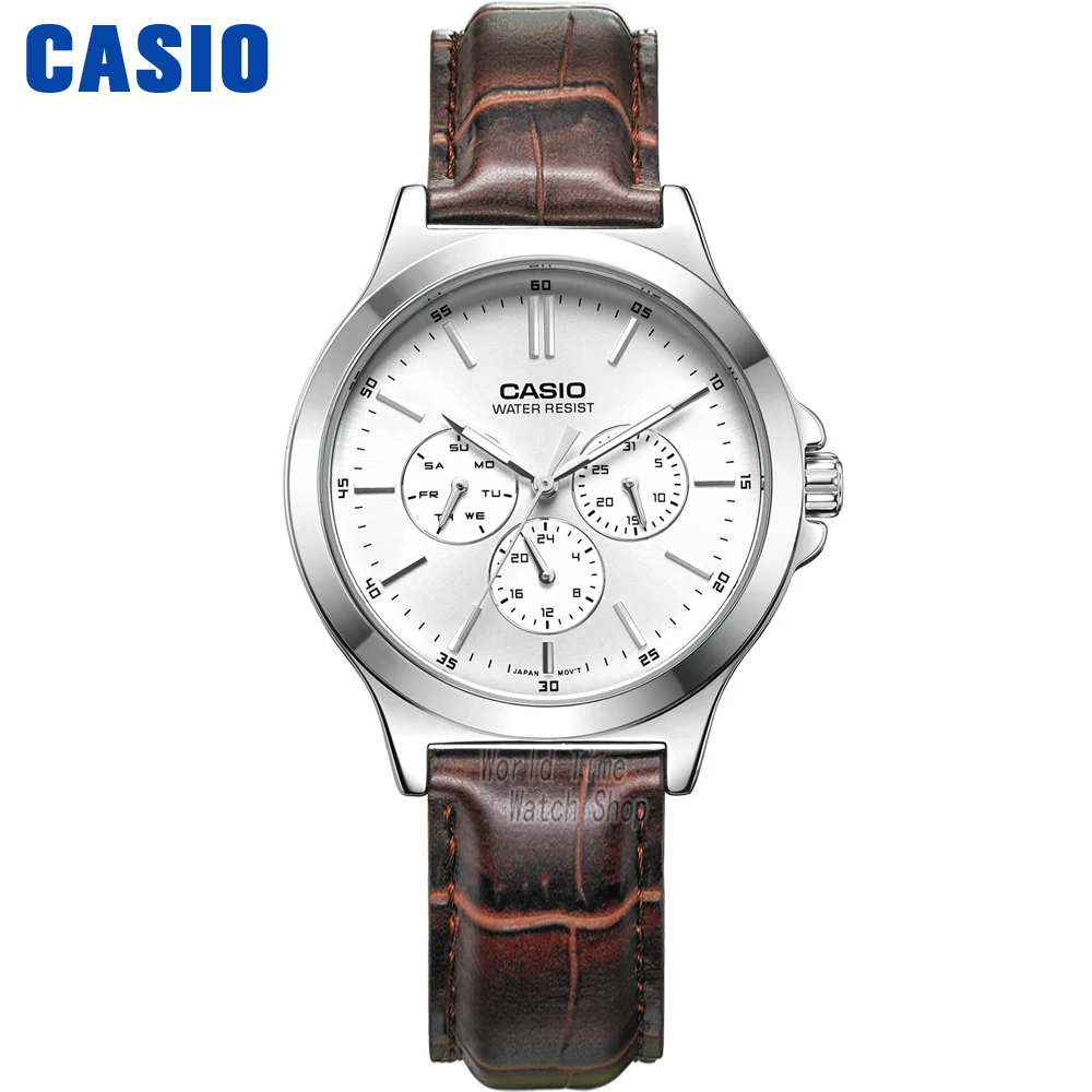 Casio часы наручные часы мужчины лучший бренд роскошные кварцевые часы водонепроницаемые светящиеся мужские часы спортивные военные часы relogio masculino reloj hombre erkek kol saati montre homme zegarek mesk MTP-1375 - Цвет: MTPV300L7A