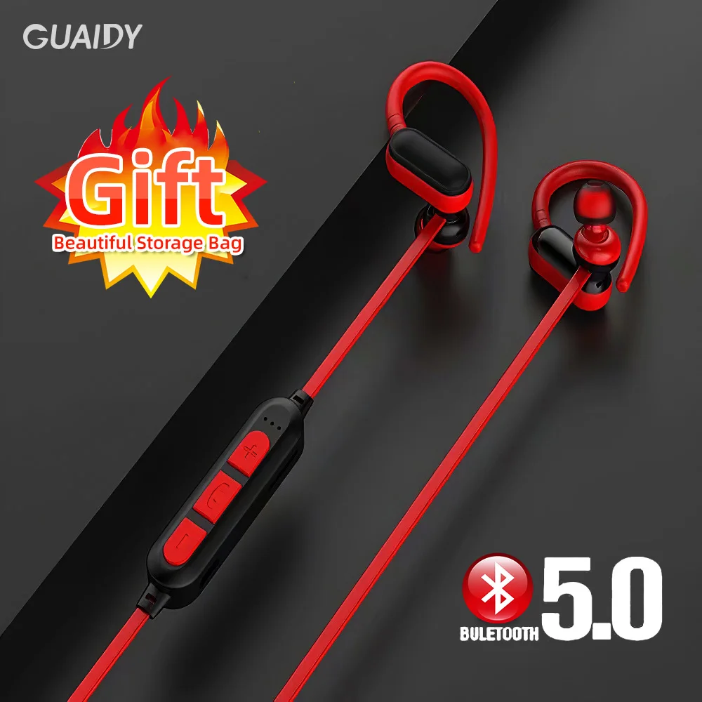 TF Card Wireless Earphone Bluetooth V5 0 Stereo Earloop Headsets Earbuds Sport Music For Huawei Honor V10 iPhone 7 Universal Mic
