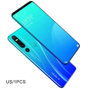 

New P46 pro Smartphone 1GB+8GB cellular Android 9.1 Handphone Core 6.1inch mobilephone Face Fingerprint Recognition