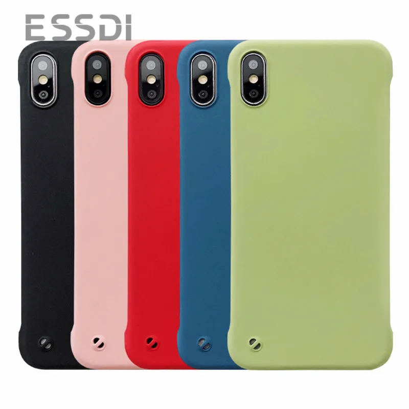 

Essidi Candy Color Phone Case For iPhone 6s Plus Anti-fall 6 7 8 For iPhone XS MAX X XR Simple Solid Soft TPU Cases Back Cover