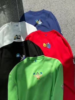 

2020ss Top Version Ader Error Sweatshirts Men Women Couples Oversized Round Neck ADERERROR #Film In Fashion# Hoodie Sweatshirt