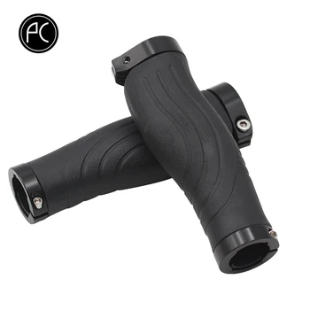 

PCycling Bicycle Grips Comfortable Non-slip TPE Ergonomic Lockable Handlebar MTB Road Bike Arc Soft Palm Grips Cycling Parts