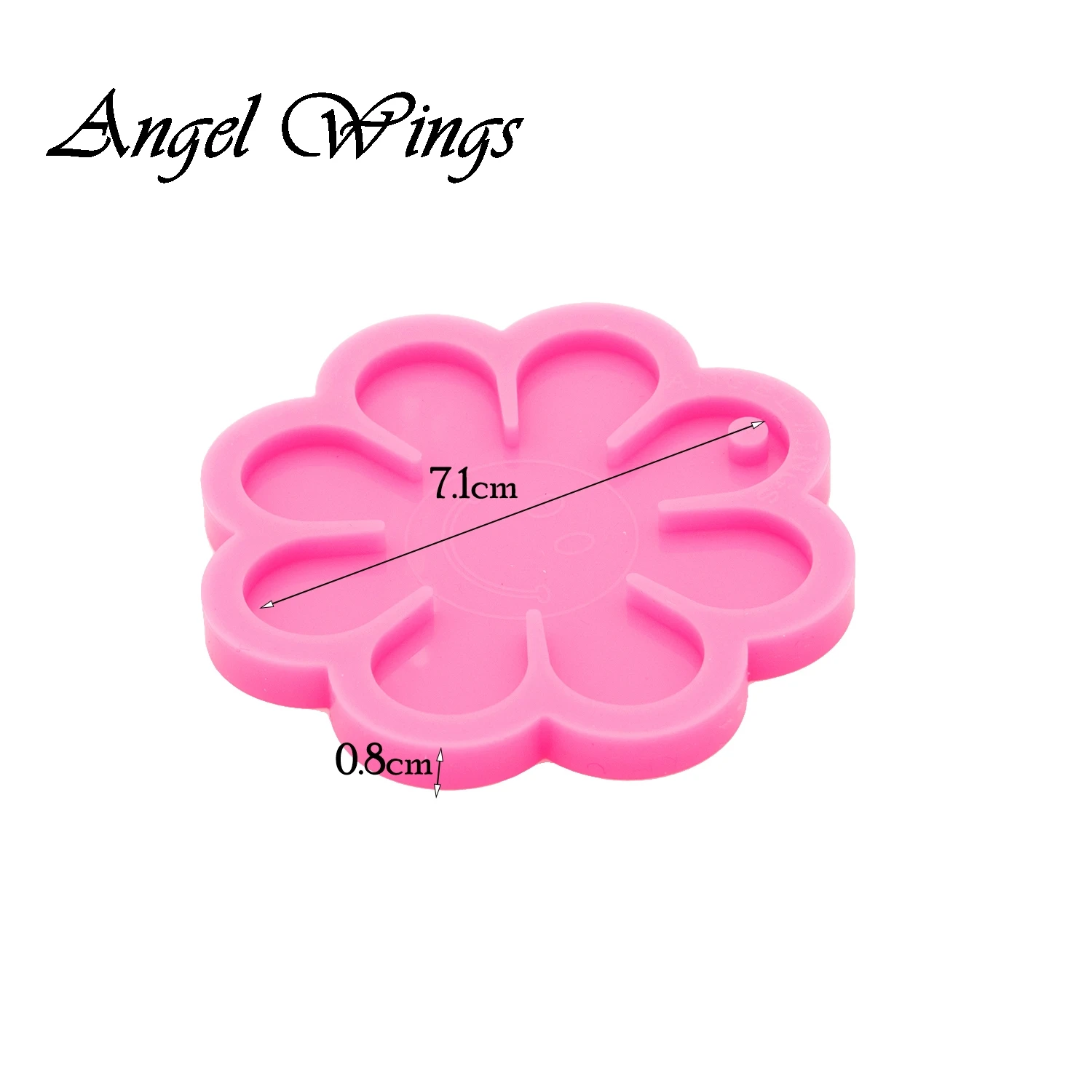 Daisy Flower Keychains Silicone Molds DIY Sun flower Necklace