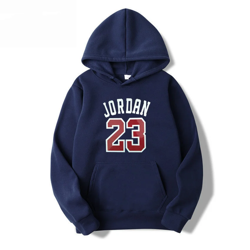 Модный бренд Sportwea, новинка JORDAN 23, с буквенным принтом, черный цвет, Мужская толстовка, новинка, худи, пуловер, новинка, мужская одежда