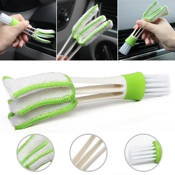 

Multifunction Accessories Cleaning Tool Green Double End Household Keyboard Dustproof Interior Portable Window Car Vent Brush