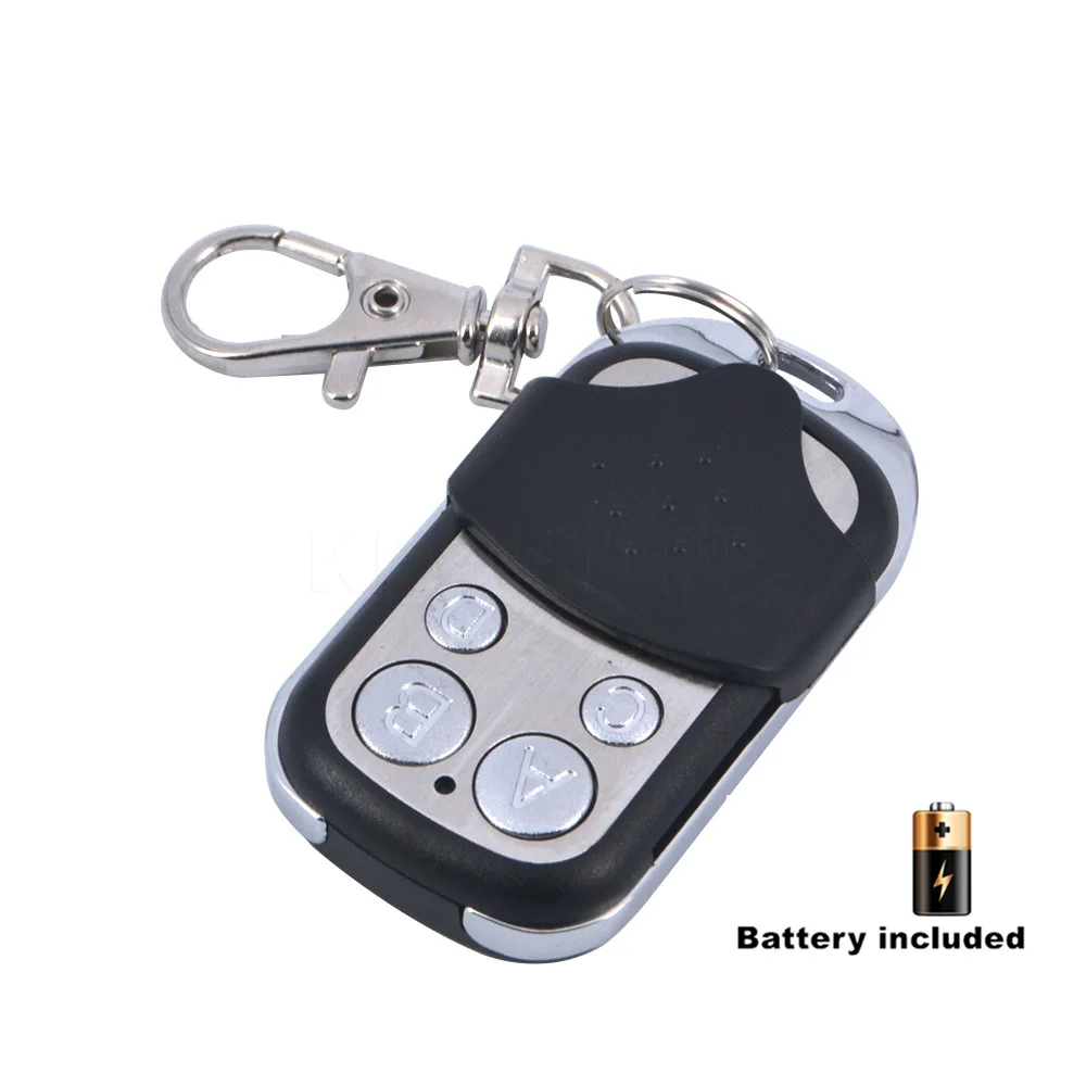 

433Mhz 433.92mhz Cloning Gate Garage Remote Control Universal Wireless Copy Code 4 Channel Electric Cloning RF Transmitter ABCD