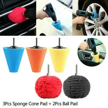 

Ball Pads Sponge Cone Pads Auto Polishing Sponge Tool Screw Chuck Type