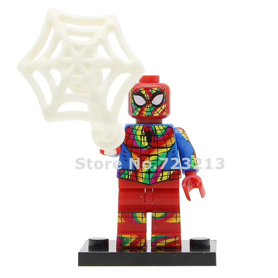 Человек-паук вдали от дома фигурка Michel Jones Mysterio Питер Паркер агент Человек-паук костюм призрака строительные блоки игрушки - Цвет: XP207