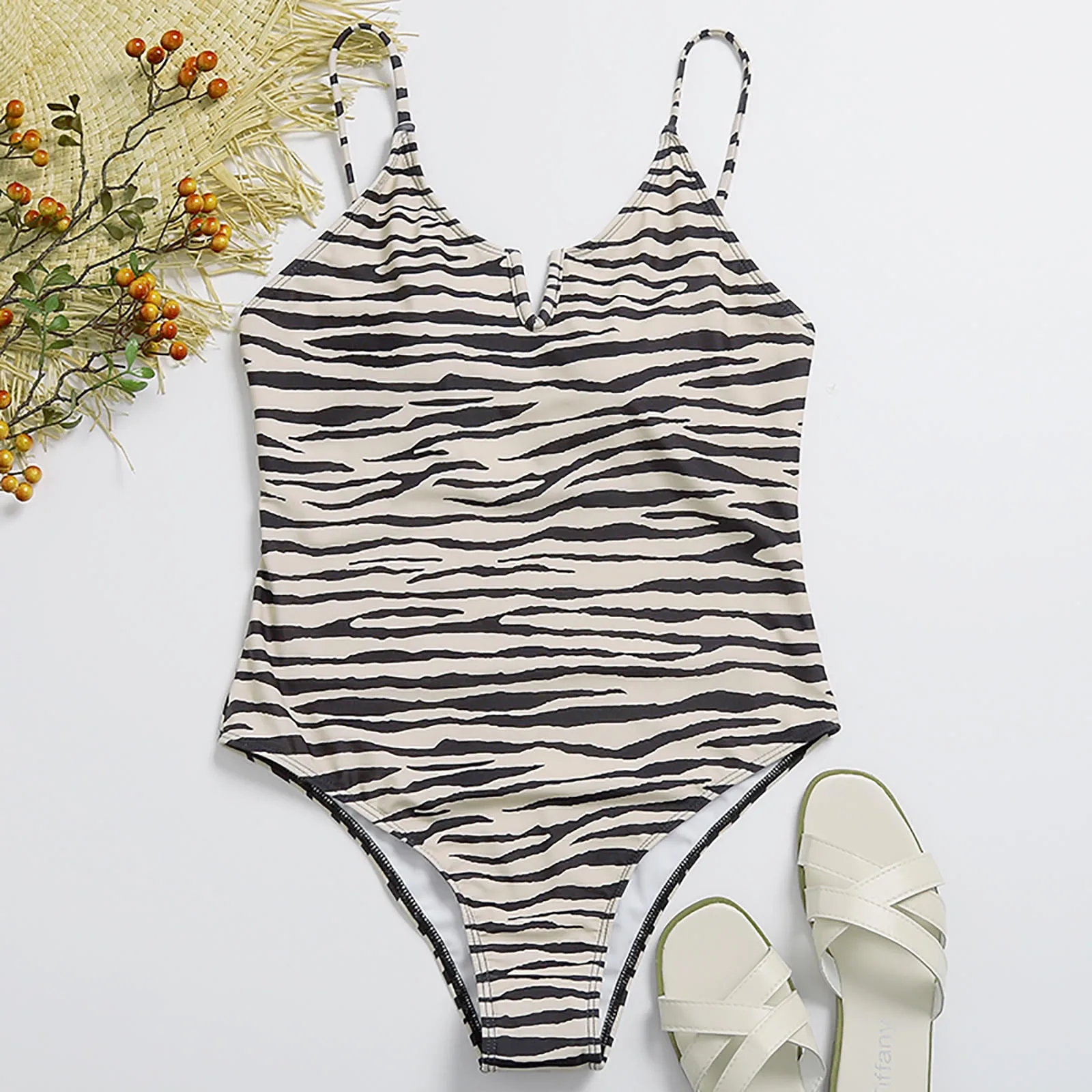 Женский сексуальный однотонный бикини пуш-ап с высоким вырезом на шнуровке