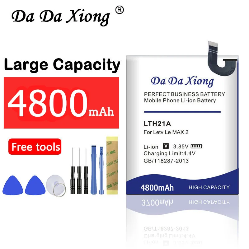 2019 Da Xiong новый оригинальный 4800 мАч LTH21A Аккумулятор для Letv Le Max 2 X820 Max2 5 7 дюймов X821