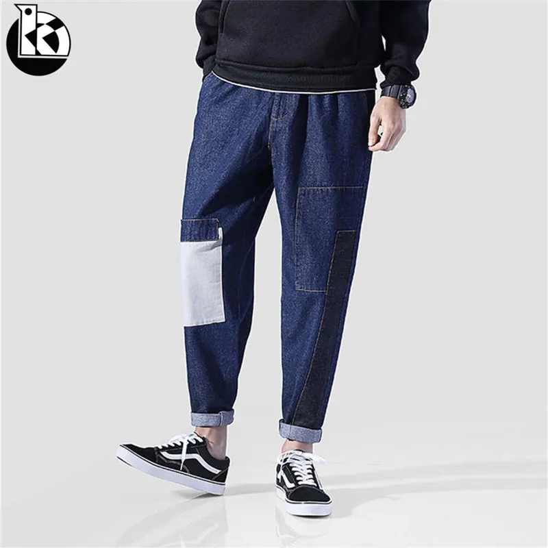 

2019 New Autumn Casual Mens Classic Denim Jeans Black Dark Blue Slim Fit Pants Low Stretch Fashion Skinny Male Vintage Jeans