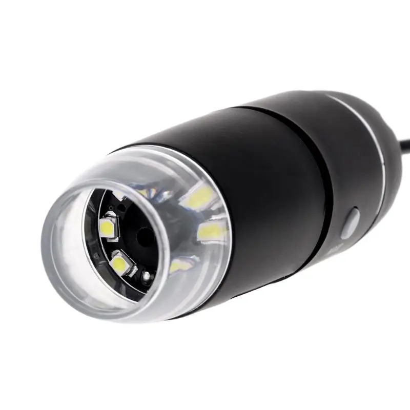 1600X USB цифровой микроскоп камера эндоскоп 8LED Лупа с металлической подставкой 77UC Прямая поставка