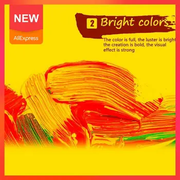 

12 Colors 12ml / Tube Professional Oil Painting Painting Set Oil Pigment Painting With Brush Art Supplies Set R3P4