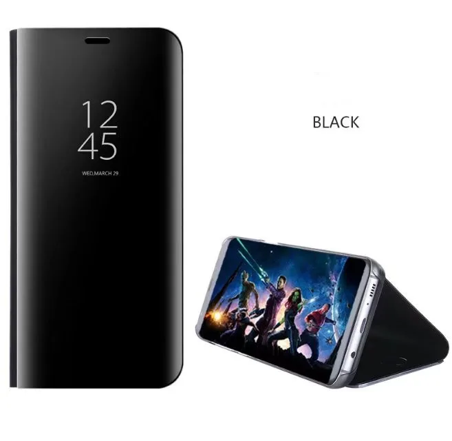 Умный зеркальный чехол для телефона для samsung Galaxy S10 S9 S8 плюс S10E Note 8, 9, 10, S6 S7 край A50 A70 A80 A90 M10 M20 J5 J7 чехол с откидной крышкой