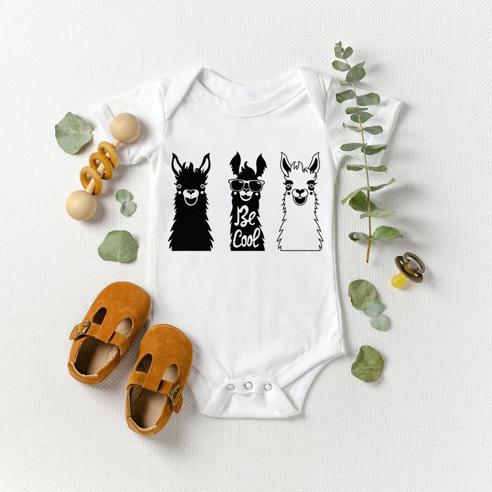 Ropa con estampado divertido para bebé, monos De estilo informal para Niña De 0 a 24 meses, Ropa De verano Harajuku para bebé