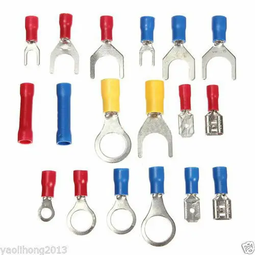 

300Pcs Assorted Crimp Terminals Set Insulated Electrical Wiring Connector Kit