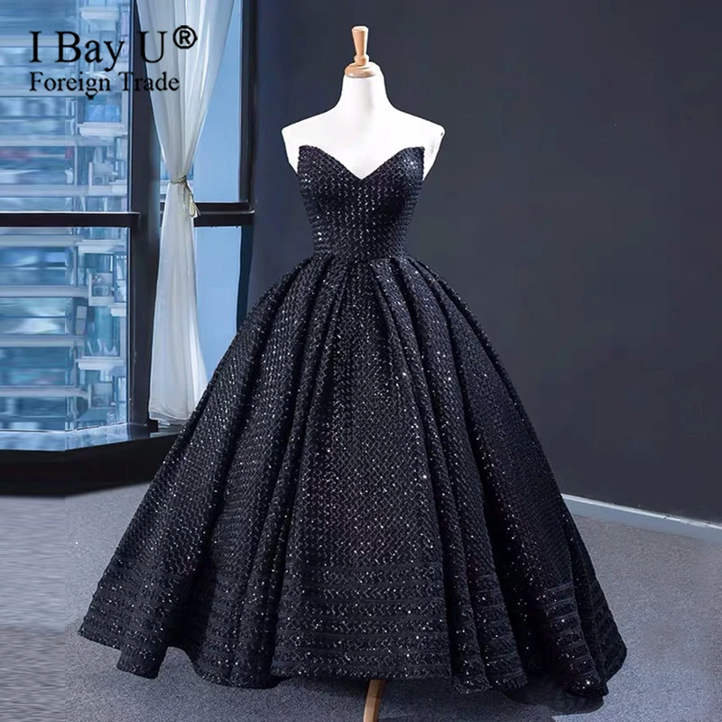 black and bling party dresses