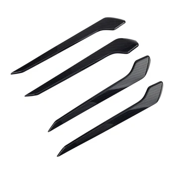 

beler ABS Carbon Fiber Style Interior Door Bowl Upper Strip Trim Fit For Toyota RAV4 2019 2020