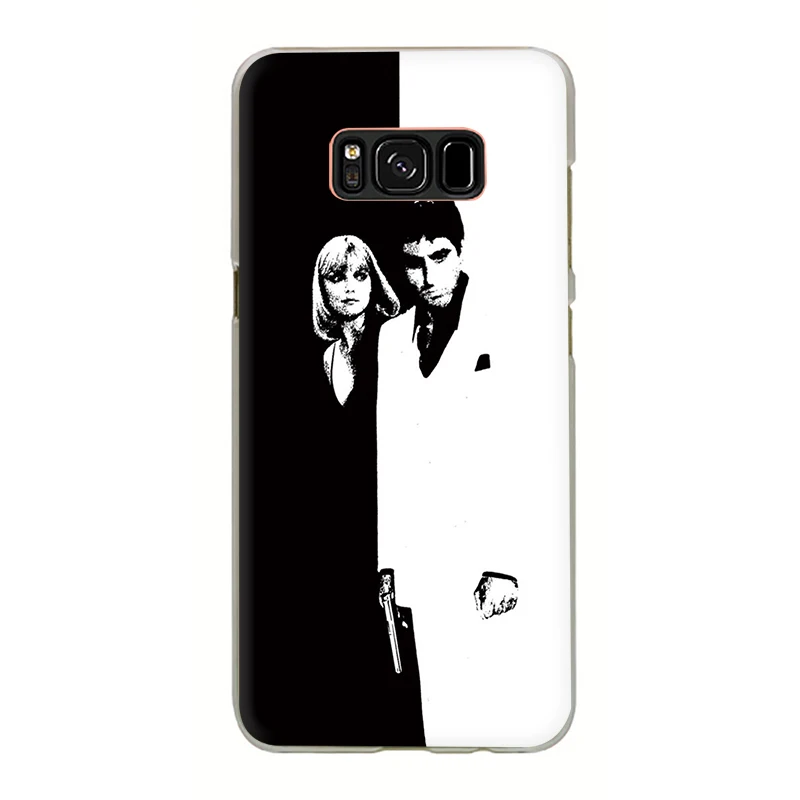 EWAU scarface жесткий чехол для телефона с рисунком в виде обложка чехол для Samsung Galaxy S6 S7 S8 S9 S10e плюс Note8 9 M10 20 30 40 - Цвет: H6