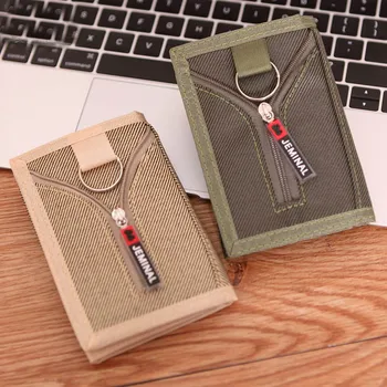 

Wallets Short Coin Purse Pocket Mens Money Bags Cards ID Holder Fabric Purses Men Canvas Wallet Burse Mini Bag Case Notecase