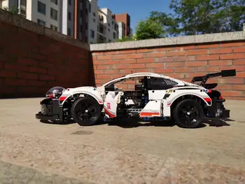 

Super Race Car Compatible DECOOL 42096 rsr Technic Speed Champions Vehicle Bugatti Set Building Blocks Toys for Children Gifts