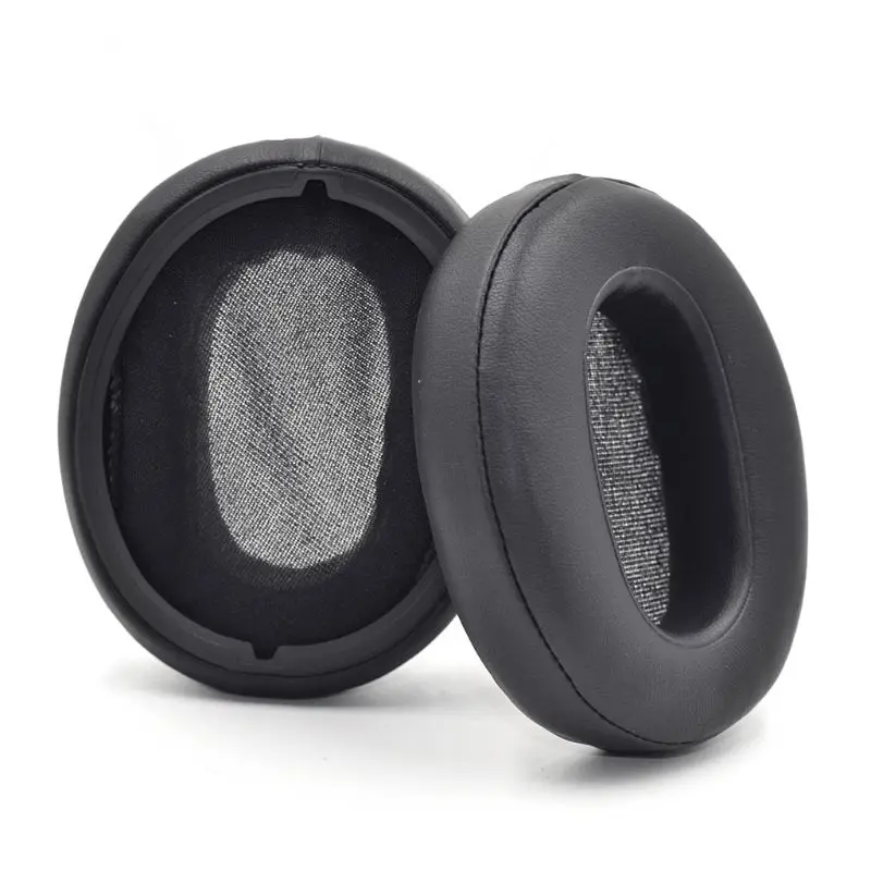 1Pair Black Replacement Soft Foam Earpads Ear Cover Cushion for S ony WH XB900N WHXB900 Headphones Headset