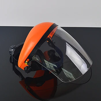 

Safety Transparent Lens Protective Full-Face Film Shield Adjustable PC Screen Mask Anti-Fog Anti-Saliva Anti-Splash Faceshield