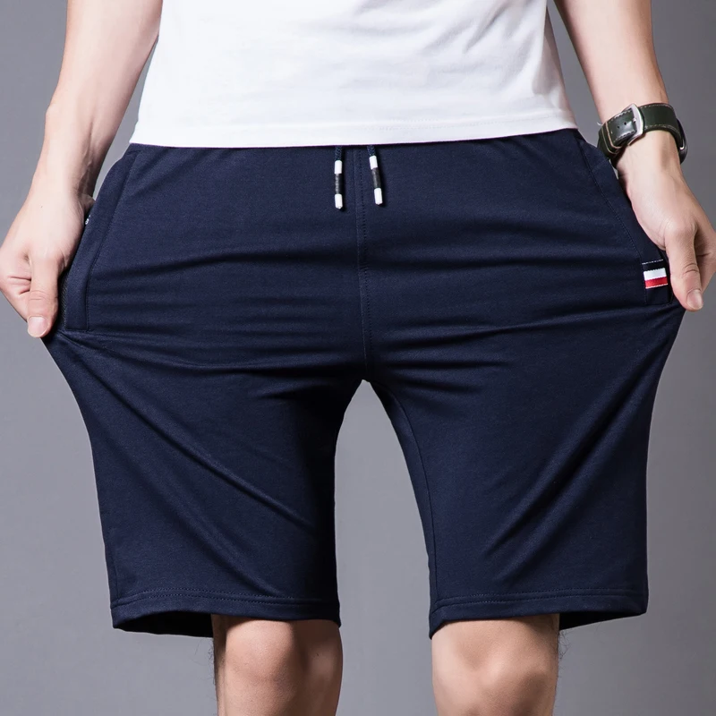 Cotton-Shorts-Men-Summer-Beach-Short-Male-Casual-Shorts-Mens-Solid-boardshorts-High-Quality-Elastic-Fashion
