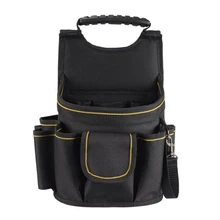 

Multi-Function Tool Bag Portable Waist Hanging Dual Purpose Tool Bag Adjustable Delt Tool Bag Oxford Cloth Electrician Bag