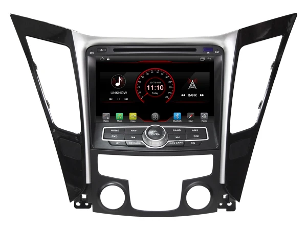 Top NaweiGe 8Inch Android quad core MTK 9.1 2+16GB Car dvd for HYUNDAI SONATA  Autoradio GPS Navigation Car Multimedia players 9