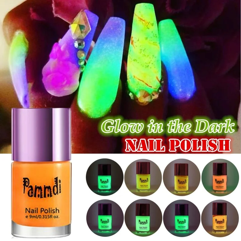 

Glow In The Dark Fluorescent Color Nail Polish UV LED Soak Off Vernis Semi Permanent Neon Gel Varnish Hybrid Lacquer Nail Art