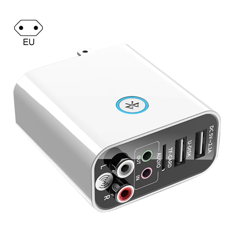 2 in 1 Bluetooth 5 0 Receiver Transmitter for Cell Phone TV PC Headphones TF Card AUX USB Charger Stereo Music Adapter
