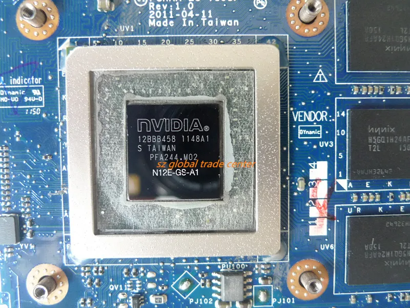 Ideal Original GTX560M GTX 560M 1.5 GB FOR X770 X775 Laptop graphics Video Card K000127390 LS-7191P