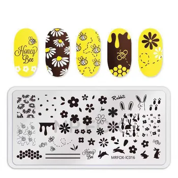 

Nail Stamping Plates Nail Template Flower Cartoon Mixed Pattern Nail Stamp Nail Art Stamp Image Template