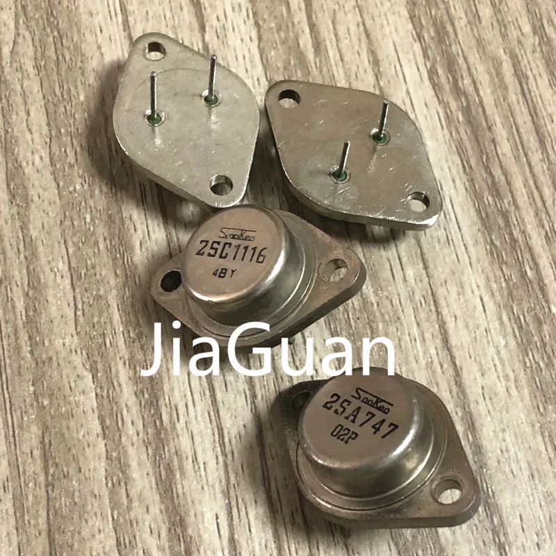 2sc1116 para-3 original desmontagem máquina amplificador potência transistores a747 c1116