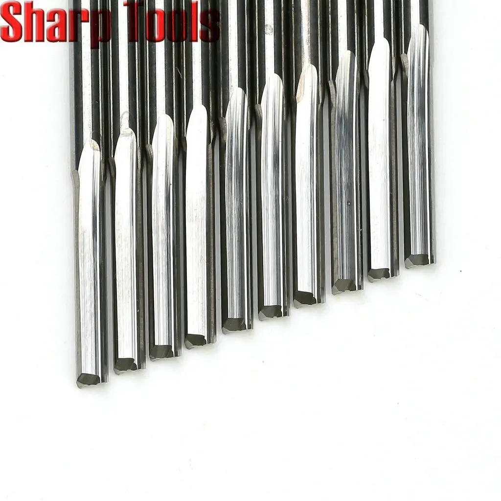 3.175*12mm Double Flute Straight Bit Router Woodwork Milling Engraving