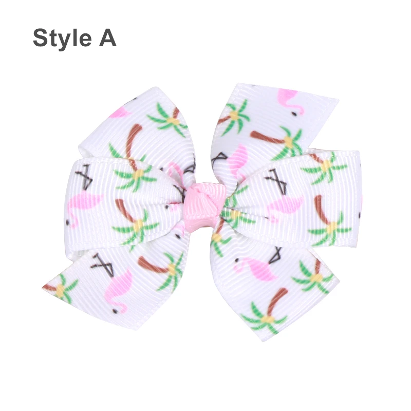 style A-2 Детские цветные заколки с бантом из ленты для девочек, детские заколки для волос, заколки для волос, аксессуары для волос, детские головные уборы, 20 цветов - Цвет: style A-2
