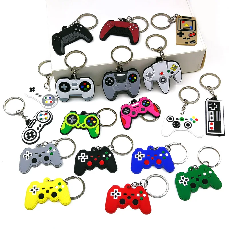 1PCS PVC new keychain fashion Game Handle key rings personal cartoon
