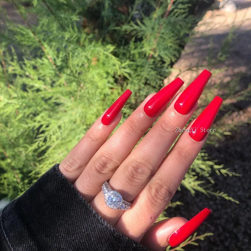 Wedding Red Long Coffin Fake Nails Ballerina Impress Decorating Faux Ongles Full Cover Plastic Press On Nails With Glue Sticker False Nails Aliexpress Wedding Red Long Coffin Fake Nails Ballerina Impress Decorating Faux Ongles Full Cover Plastic Press On Nails With Glue Sticker False Nails Aliexpress