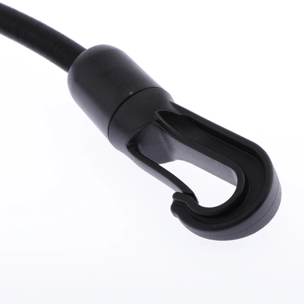 1 Piece 8mm Elastic Fixed Bungee Cord Strong Durable Heavy Duty Bungie Strap Outdoor Equipment Accessories with Carabiner Hook