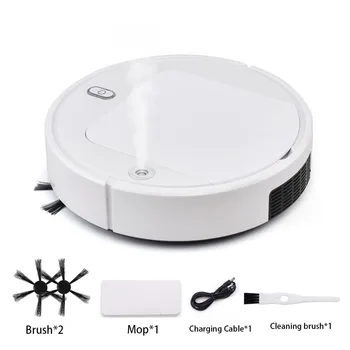 

Nano Spray Robot Vacuum Cleaner with Obstacle Avoidance Function 1800pa USB Recharge Automatic Vacuum Cleaner for Home