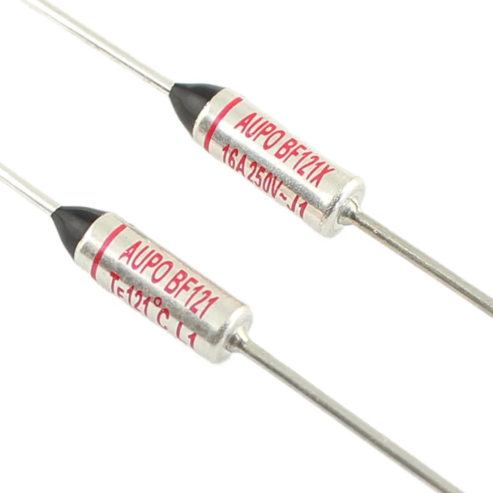 10 Pz Fusibile Termico BF 121C 121 ℃ Gradi 10A 16A 250 V BF121 BF - Foto 4