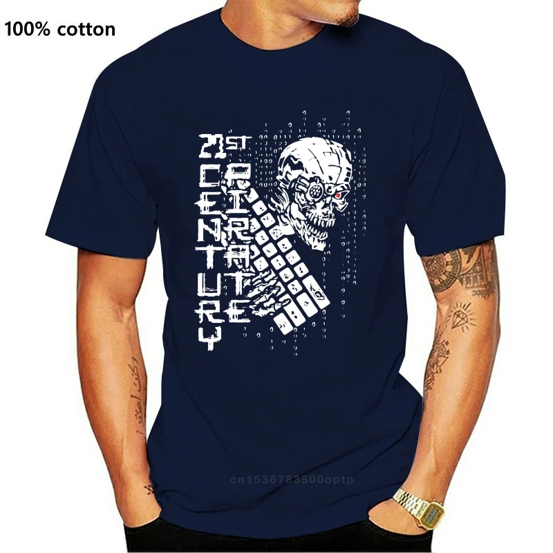 Camiseta de programador de Hacker pirata, camiseta sin etiqueta 21st