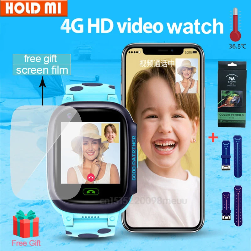 4G Smart Watch LT25 Waterproof children Smartwatch SOS GPS Tracker Phone Watch Video Call kids watch Temperature Y95H PK LT21