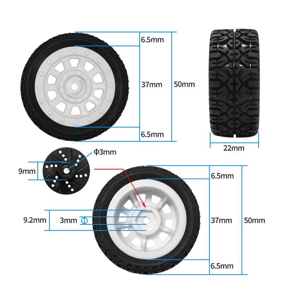 4PCS SG 1603 1604 UDIRC 1601 RC Car Spare Tires Wheels 1603-005#A Vehicles Model Parts