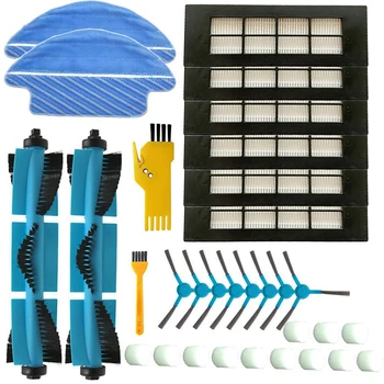 

3-armed Side Roller Brushes Filters Kits For Conga 3090 Robot Vacuum Cleaner Replaces Household Cleaning Tools